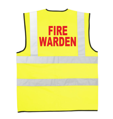 Supertouch Hi Vis Fire Warden Vest