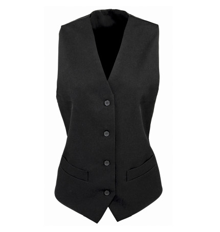 Premier Women's Lined Polyester Waistcoat