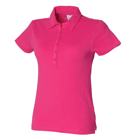Skinnifit Women's Short Sleeve Stretch Polo Shirt