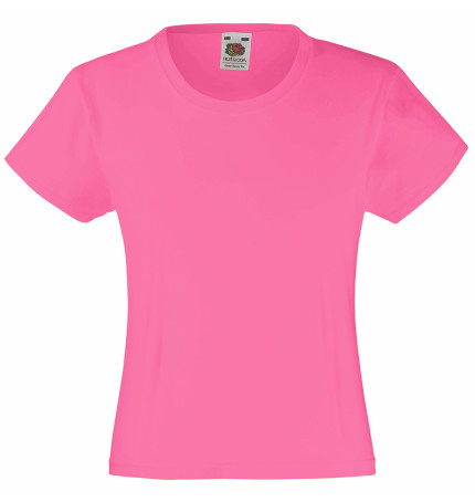 Fruit of the Loom Girls Valueweight Tee