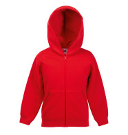 Fruit of the Loom Classic 80/20 Kids Hooded Sweat Jacket