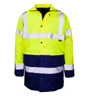 Supertouch Hi Vis 2 Tone Parka