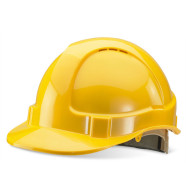 B-Brand Vented Safety Helmet Ratchet Harness