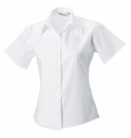 Russell Collection Women's Short Sleeve Ultimate Non-Iron Shirt