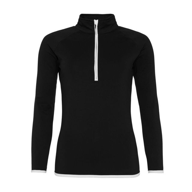 AWDis Girlie Cool 1/2 Zip Sweatshirt 