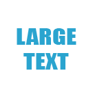 Large Text Transfer Printing